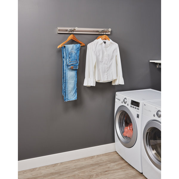Latitude Run® Metal Wall Mounted Laundry Room Organizer & Reviews Wayfair